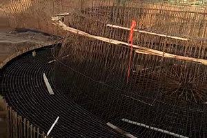 南宁砼烟囱新建施工现场