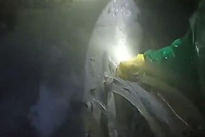 南宁消防水池堵漏现场
